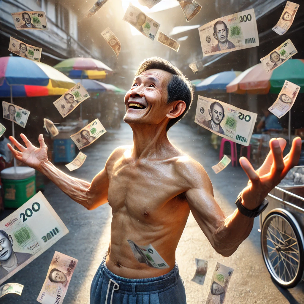 ค้าหน้าแผงจ้องธนบัตร สะท้อนคำถามจริง ‘อยากมีเงินใช้ไหม