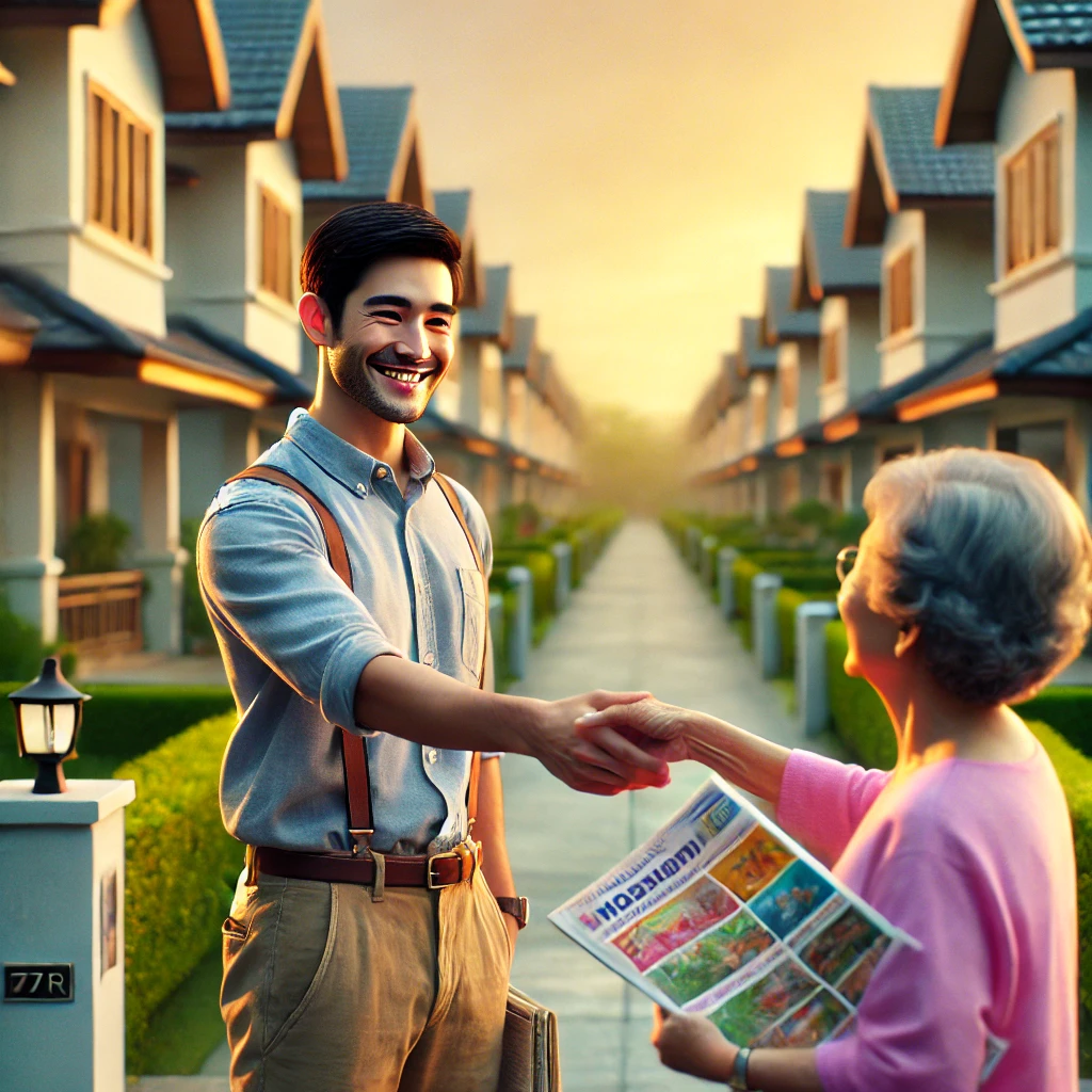 แผงตลาดมีการ์ดเล่าเรื่องสินค้า ไม่ต้องแถไม่ต้องหลอก ขายอะไรดีตลาดนัด