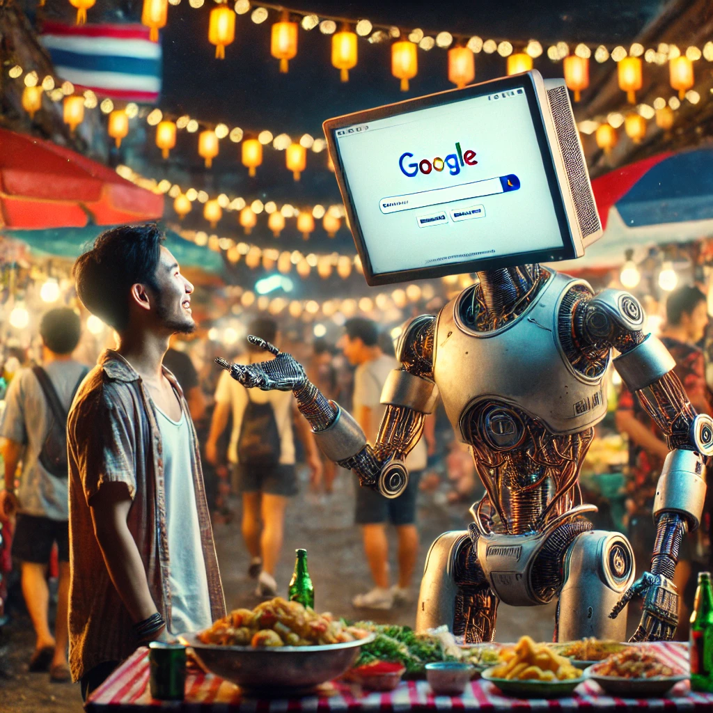 มือพิมพ์ ‘ขายอะไรดีตลาดนัด’ ในช่องค้นหา สะท้อนจุดเริ่มต้นที่ปลอดภัย ขายอะไรดีตลาดนัด