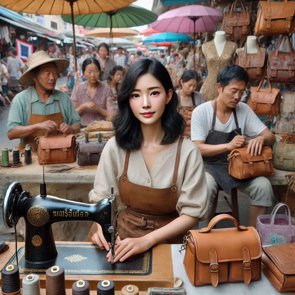 กระเป๋าหนังหรูวางบนเบาะหนัง เหมือนมอบรางวัลชีวิตให้ตัวเอง