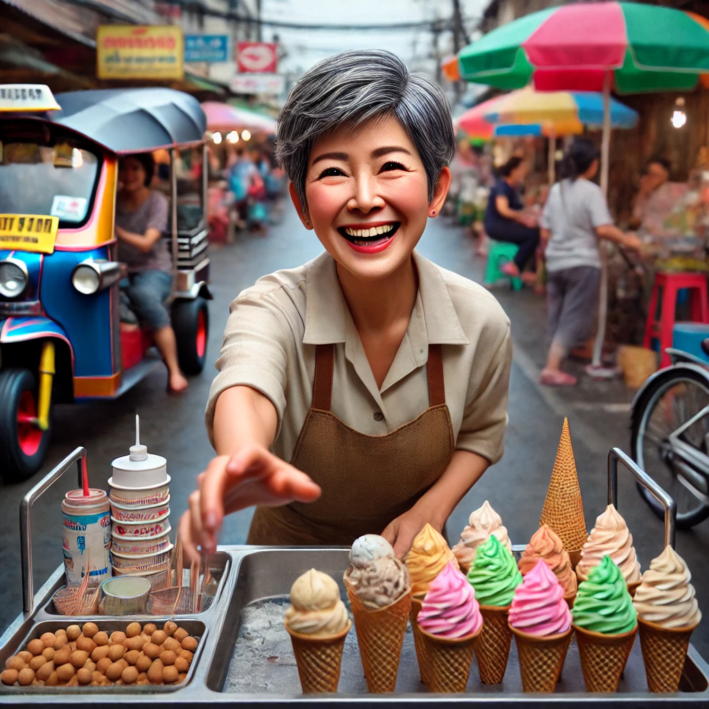 รอยยิ้มอบอุ่นหน้าเต็นท์แทนคำทักทาย พลังสำหรับคนพูดไม่เก่ง