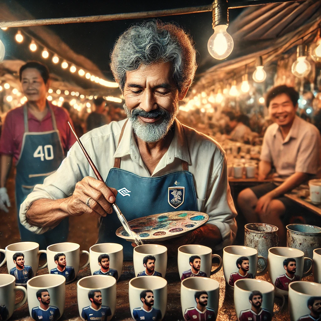 เจ้าของร้านยิ้มถือสินค้าที่ไม่เหมือนใคร แสดงว่าความแตกต่างไม่ใช่เรื่องเงิน บทเรียน ขายอะไรดีตลาดนัด