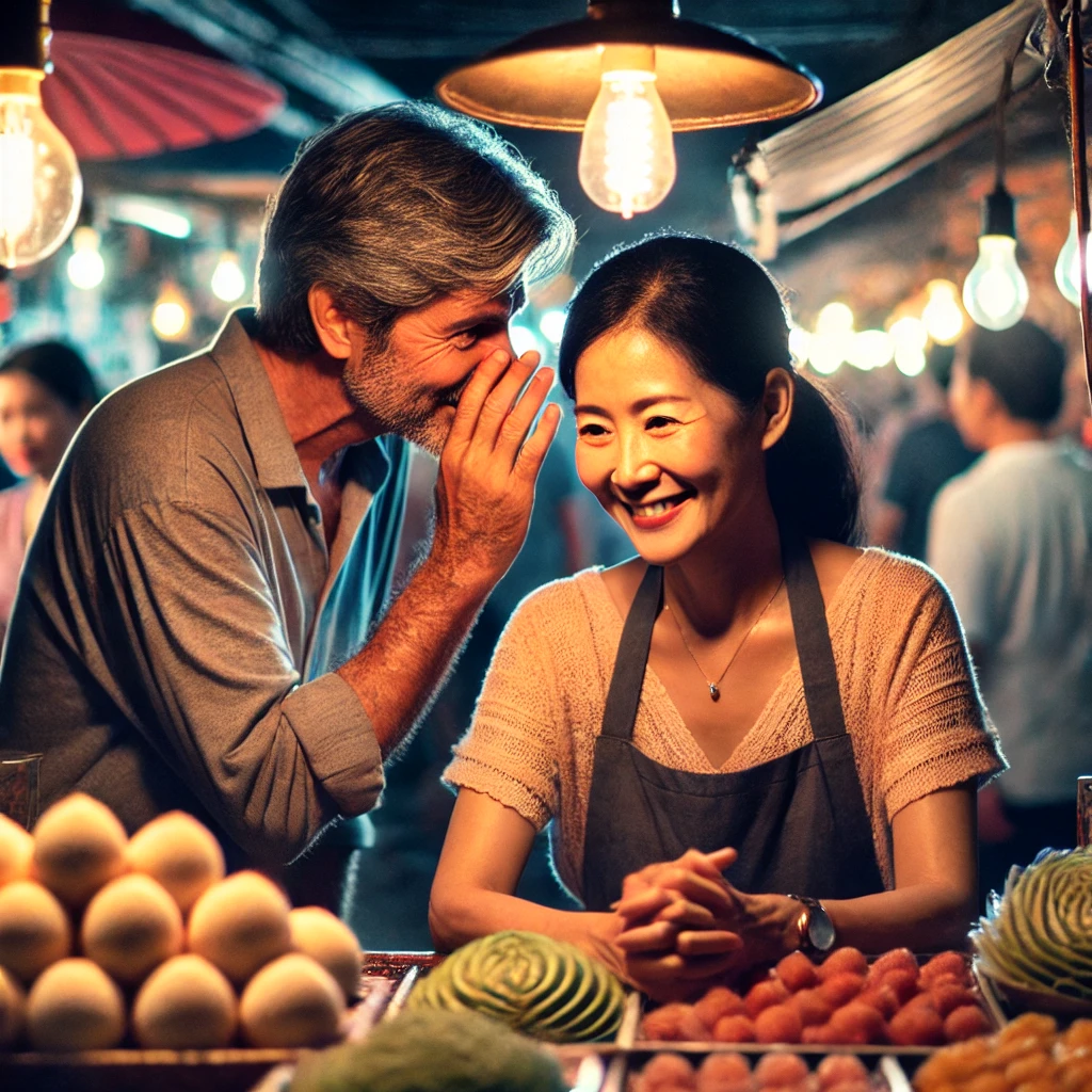 ผู้ค้าฟังลูกค้าพูดและจดบันทึก แทนเก็บไว้เฉยๆ บทเรียน ขายอะไรดีตลาดนัด