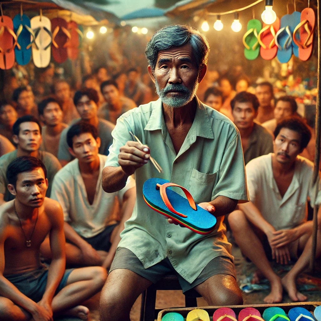 ผู้ขายถือสินค้าแล้วยืนเล่าเรื่อง ร่วมสร้างมุมมองใหม่แทนเปลี่ยนของ