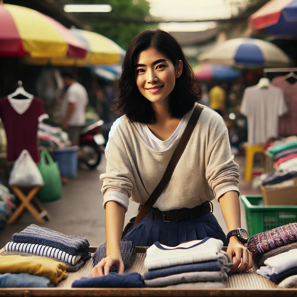 สินค้าวางบนโต๊ะพร้อมโน้ตจับใจลูกค้า สื่อว่าขายไม่ใช่แค่ของแต่คือเข้าใจคนซื้อ